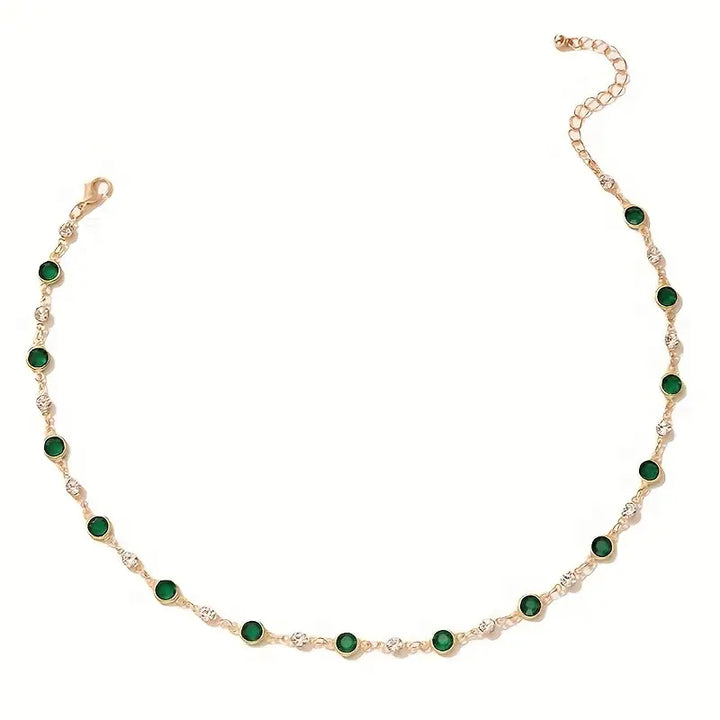 Emerald Green Pendant Necklace