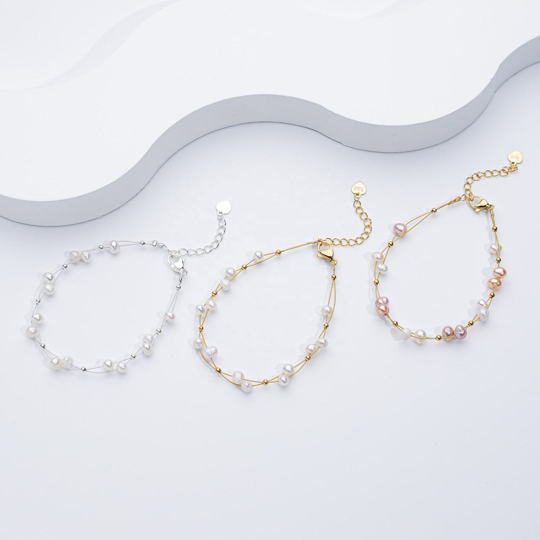 Freshwater Pearl Weaving Bracelet
