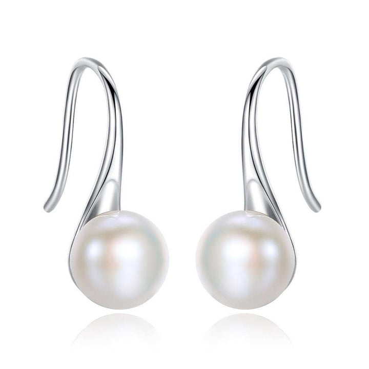 Shell Pearl Drop Earrings