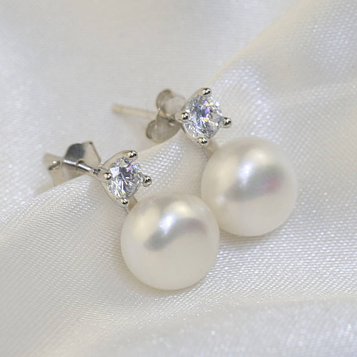 Freshwater Pearl Stud Earrings