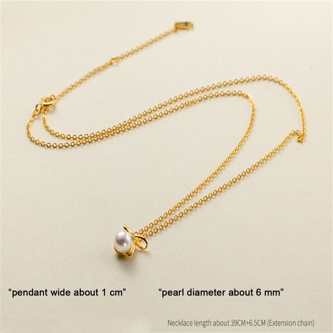 Butterfly Pearl Necklace