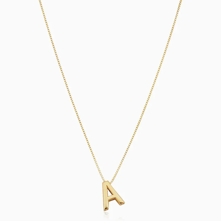 Love letter initial necklace