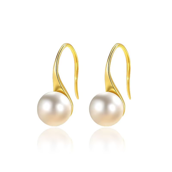 Shell Pearl Drop Earrings