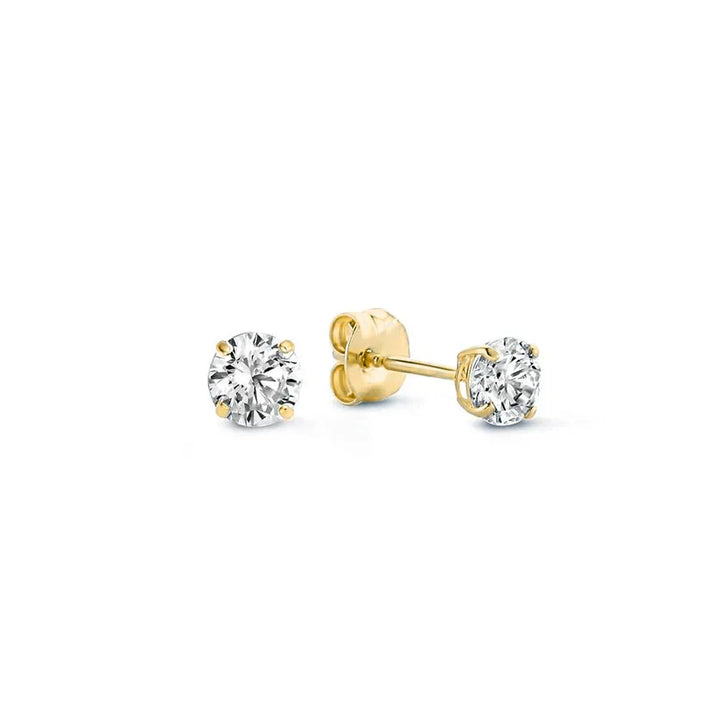 Larmes de Lune Stone Stud Earrings